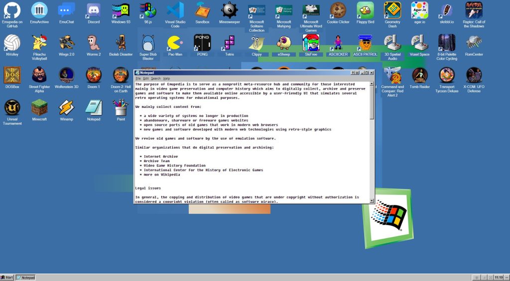 Emupedia – EmuOSS là trình giả lập Windows